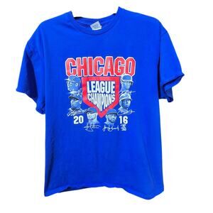 Chicago Cubs 2016 League Champions Shirt by Delta Large